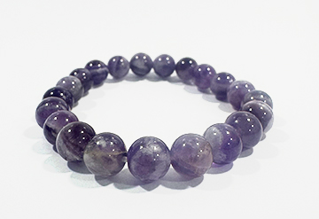 Handgemachtes Armband aus echtem Bunter Amethyst