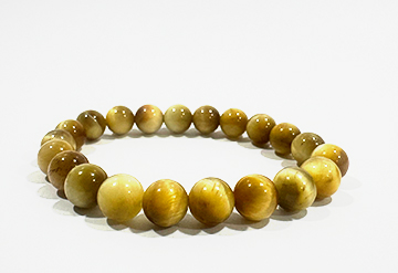 Handgemachtes Armband aus echtem Goldener Tigerauge