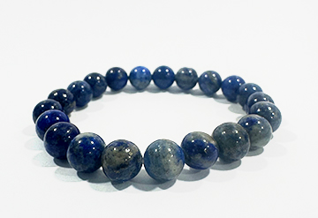 Handgemachtes Armband aus echtem Lapislazuli